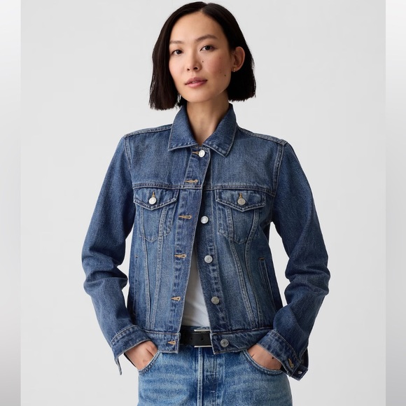 🆕NWOT Gap Icon Denim Jacket Womens Size XS - Picture 1 of 10